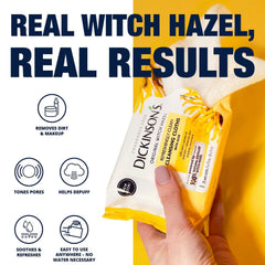 Dickinson's hamamelis aloe para uso diario y piel fresca