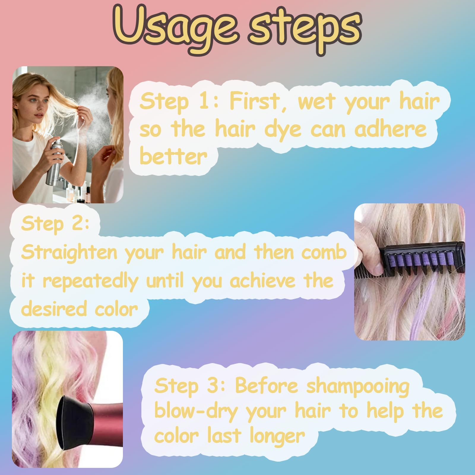 DICSINM regalo ideal para niñas creativas que aman DIY de peinado.