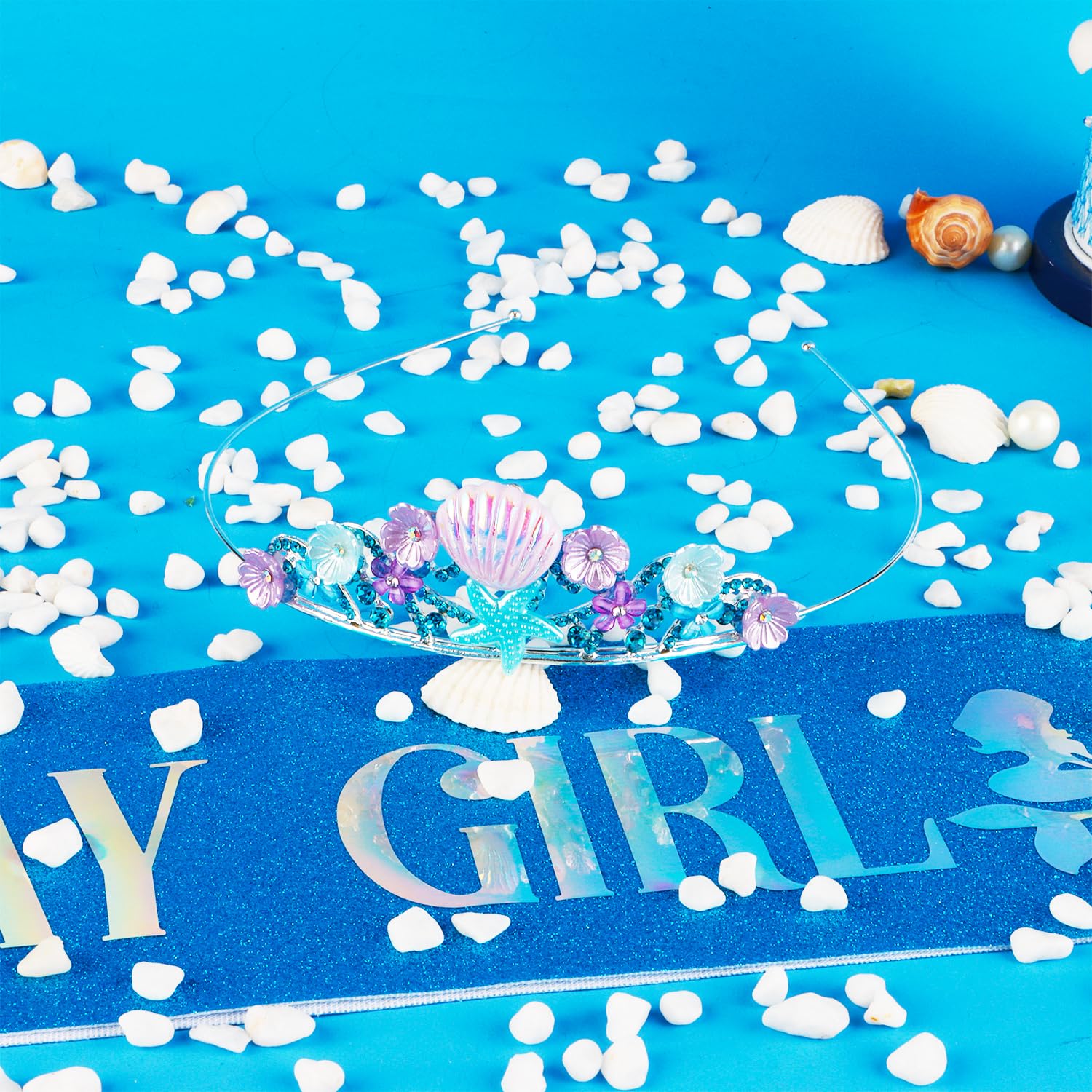 didder accesorios cumpleaños sirenita, regalo perfecto para la cumpleañera.