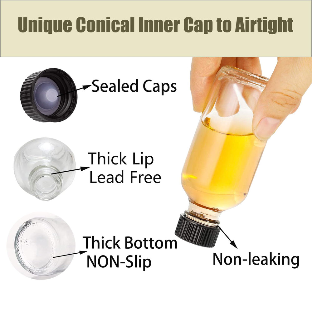 Vidrio DIDITIME de alta calidad 60 ml, libre de plomo y BPA