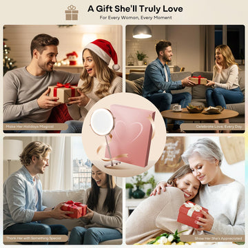 Dienmern espejo ideal para casa, baño o salón como regalo para ella