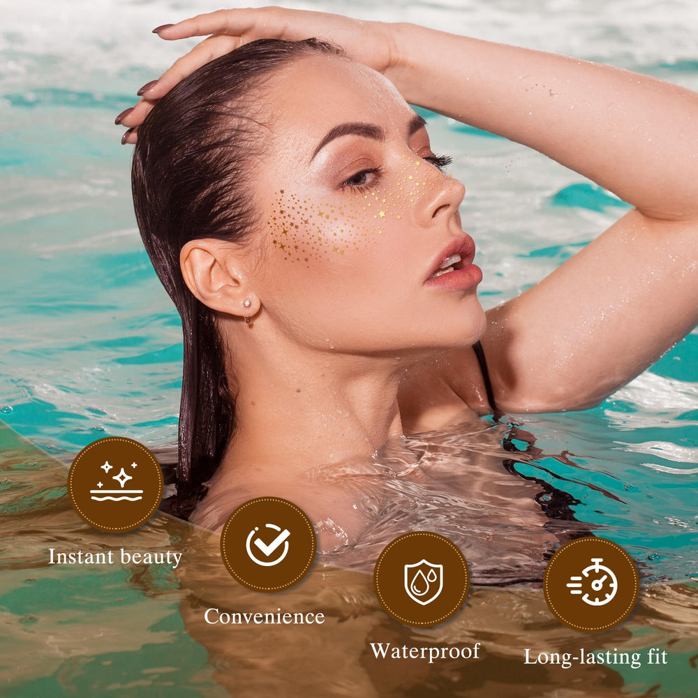 Diesetsr festival rave makeup freckle patches enhance party looks