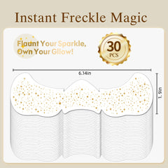 Diesetsr gold glitter freckle patches waterproof finish for long-lasting festival wear