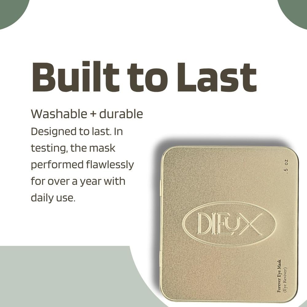 Dieux Forever Eye Mask uso multifuncional durante maquillaje para evitar sombras caídas.