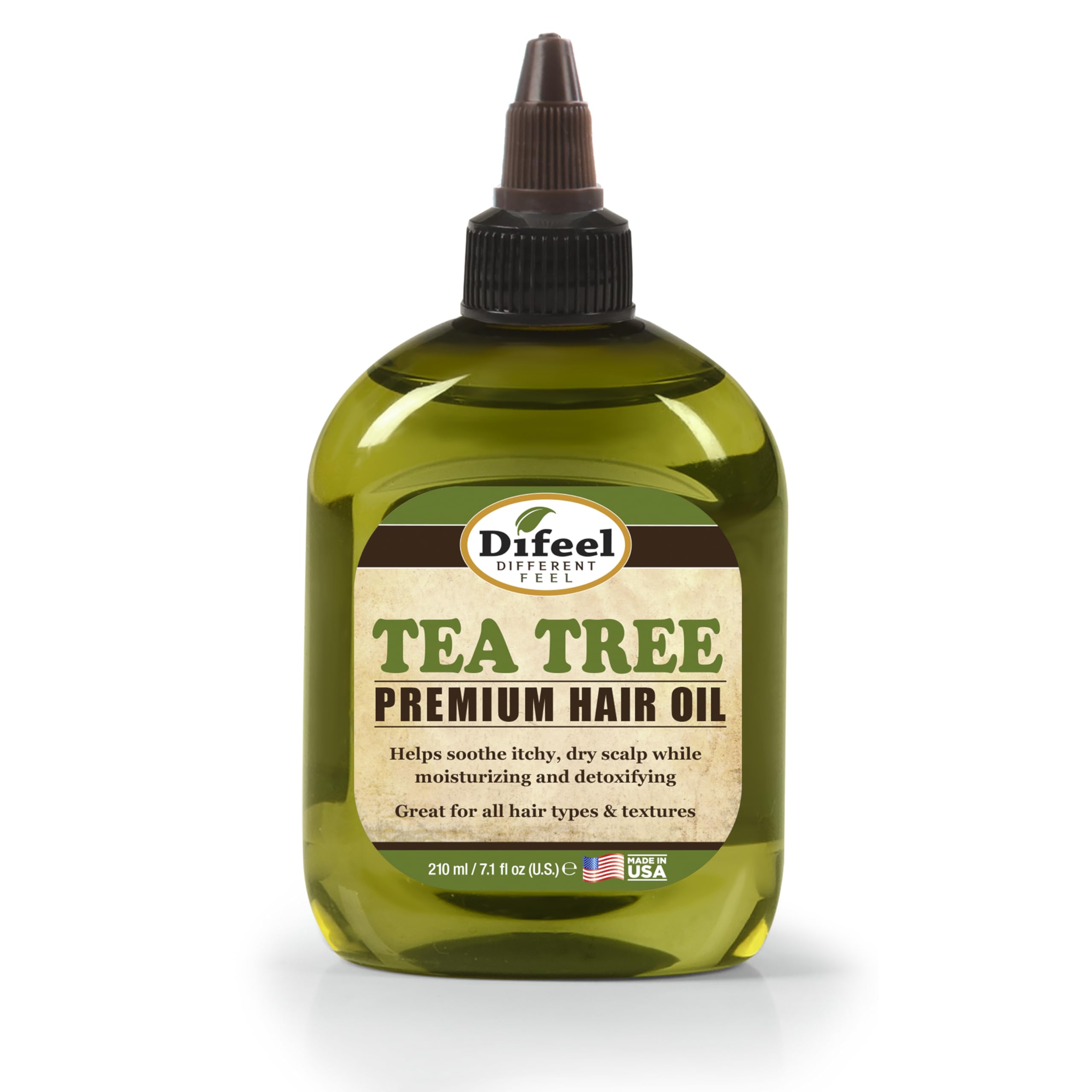 Difeel aceite árbol de té: botella de 230 ml para uso diario.