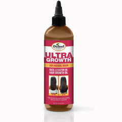 Aceite Difeel para crecimiento capilar, botella lista para nutrir el cuero cabelludo.