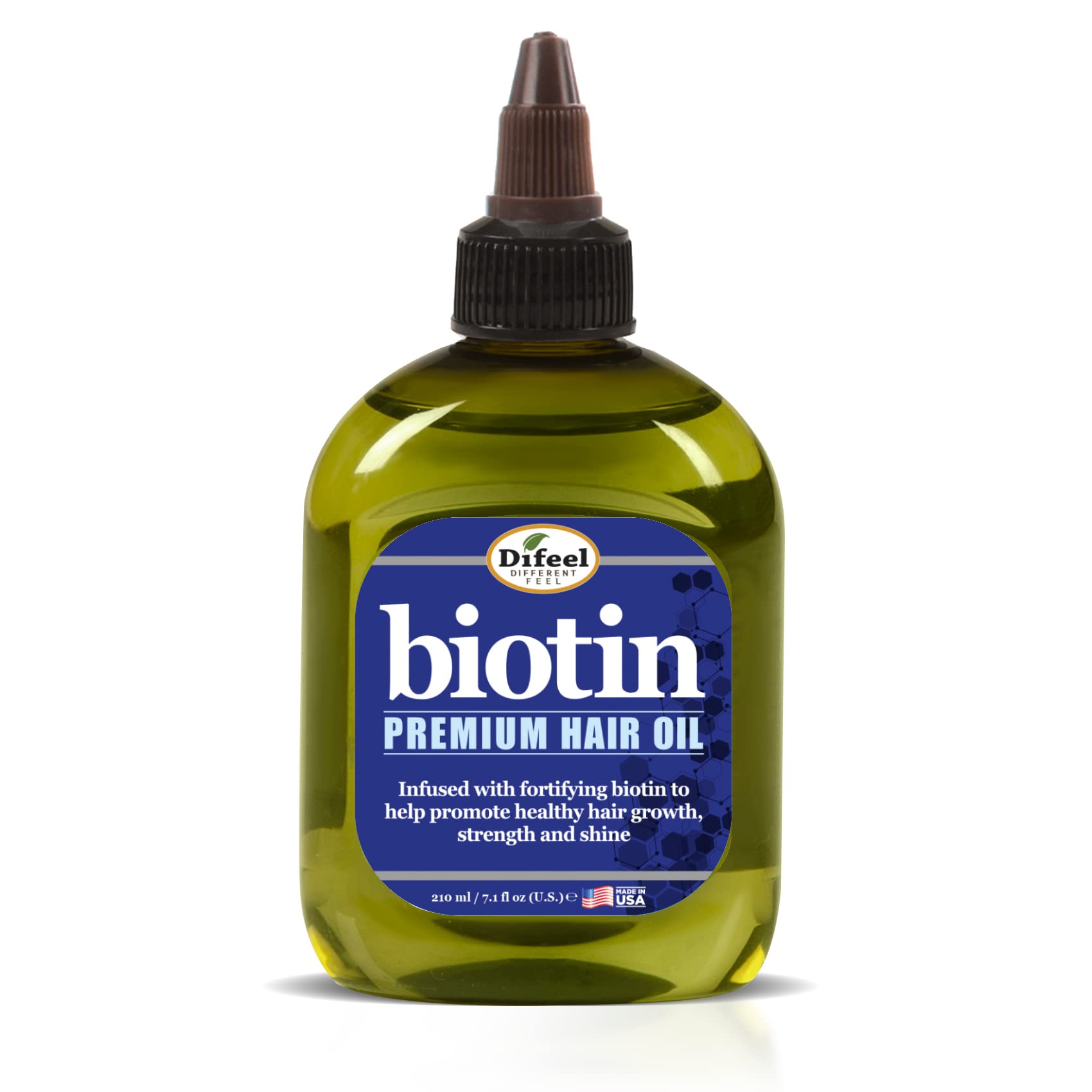Difeel Bioton Hair Oil en botella mejora brillo y fortalecimiento capilar
