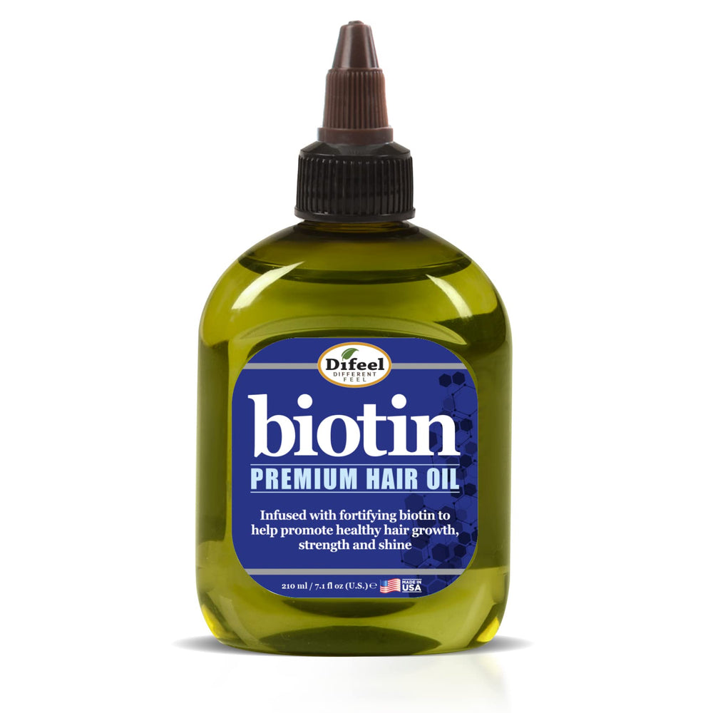 Difeel Bioton Hair Oil en botella mejora brillo y fortalecimiento capilar