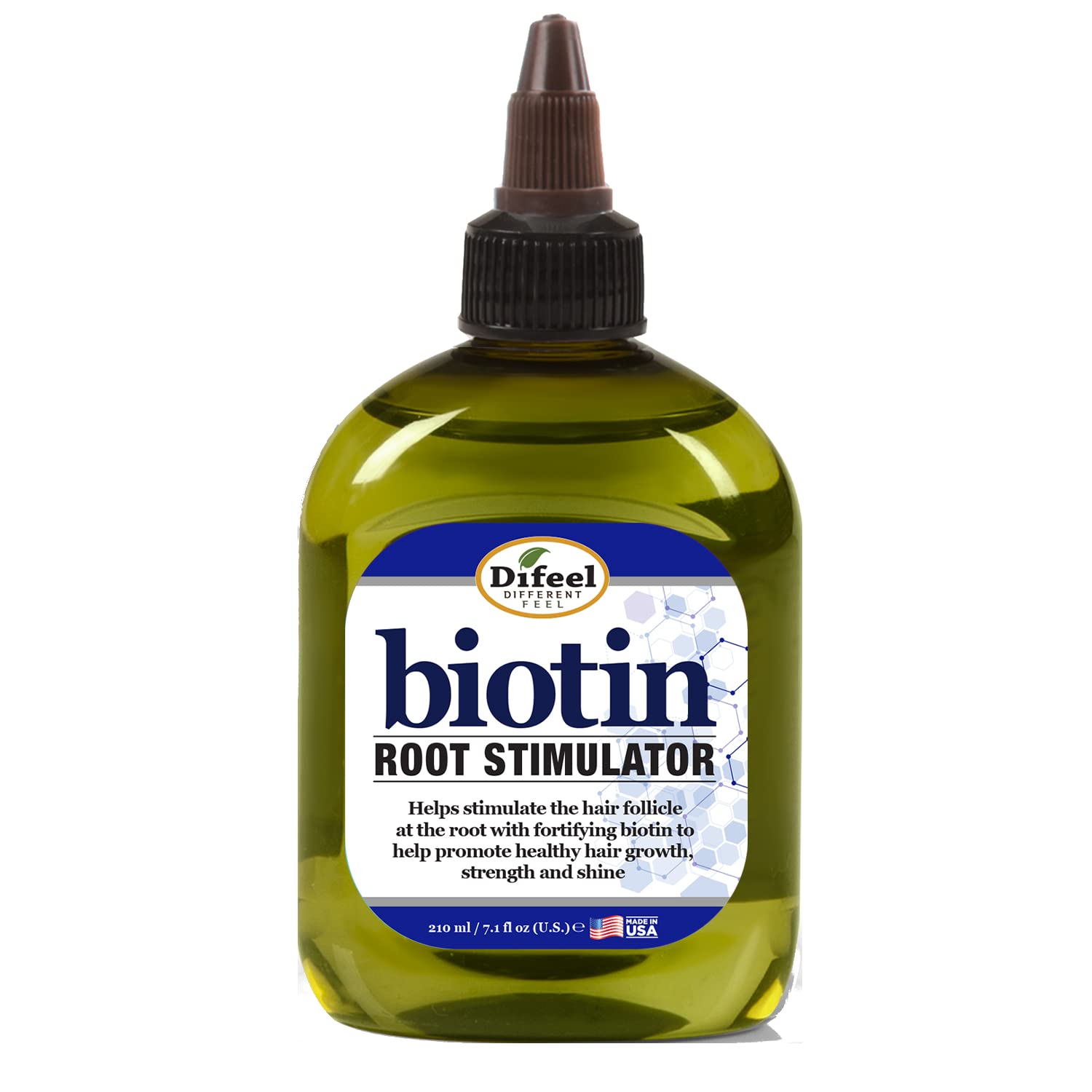 Aplicación en cuero cabelludo con Difeel Biotin Pro-Growth para folículos
