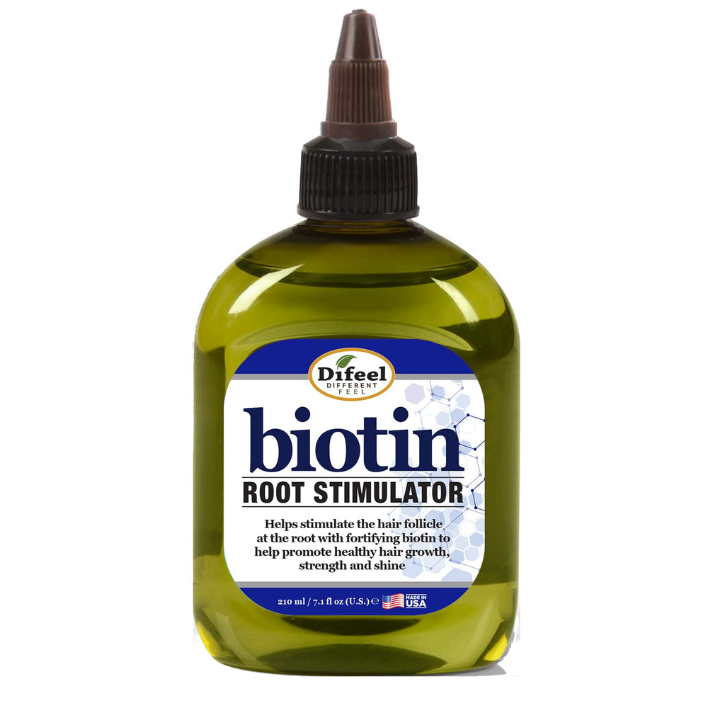 Aplicación en cuero cabelludo con Difeel Biotin Pro-Growth para folículos
