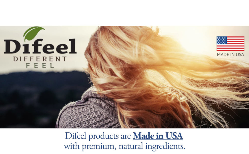 Aplicación de tratamiento con Difeel Biotin Pro-Growth para cabello saludable