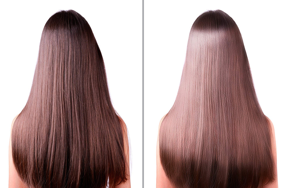 Difeel cabello en crecimiento gracias a biotina en aceite caliente
