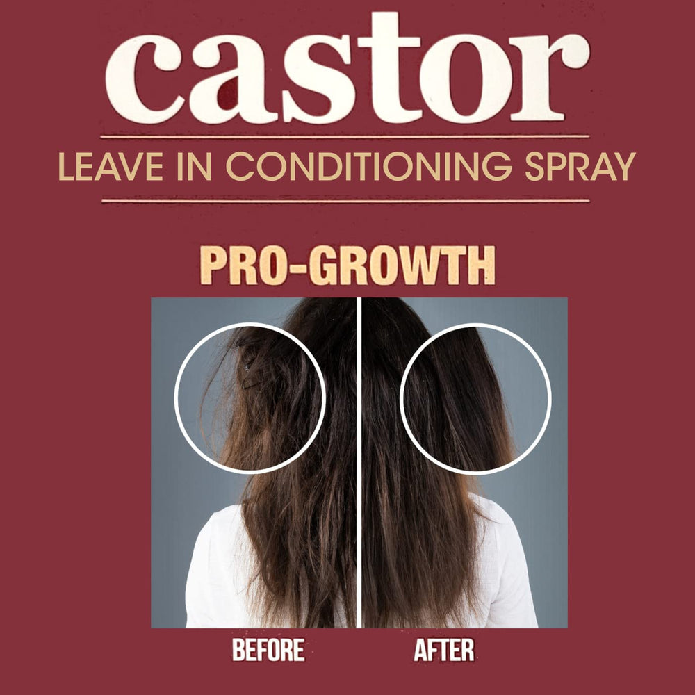 Difeel Castor Pro-Growth: envase cómodo de 8 oz para uso diario.