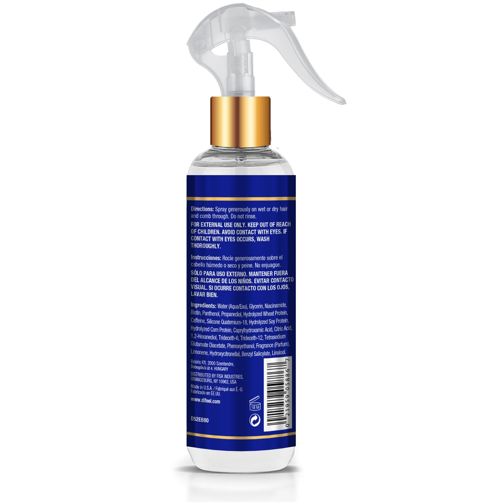 Difeel Biotin Pro-Growth, aplicación suave para nutrir el cuero cabelludo.