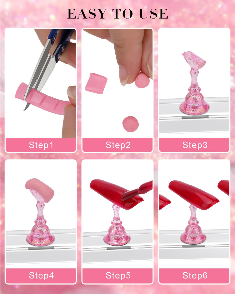 Difenni conjunto práctico para practicar y diseñar uñas en casa.