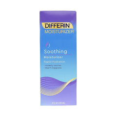 Differin hidratante facial de textura ligera para piel sensible, uso diario.