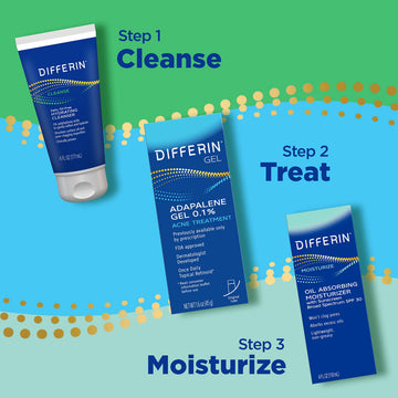 Differin protección solar SPF30 de amplio espectro.