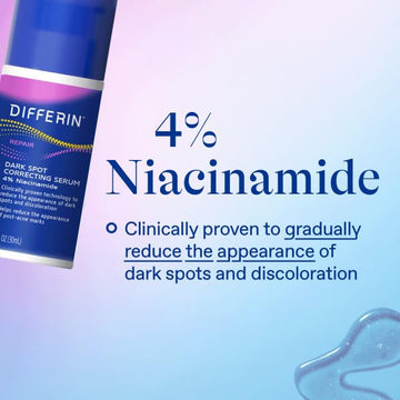 Differin Serum se desliza bajo el maquillaje con facilidad.