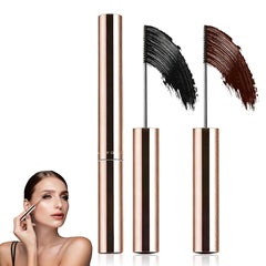 Diinou mascara con varita de metal, aplicación precisa para pestañas definidas.