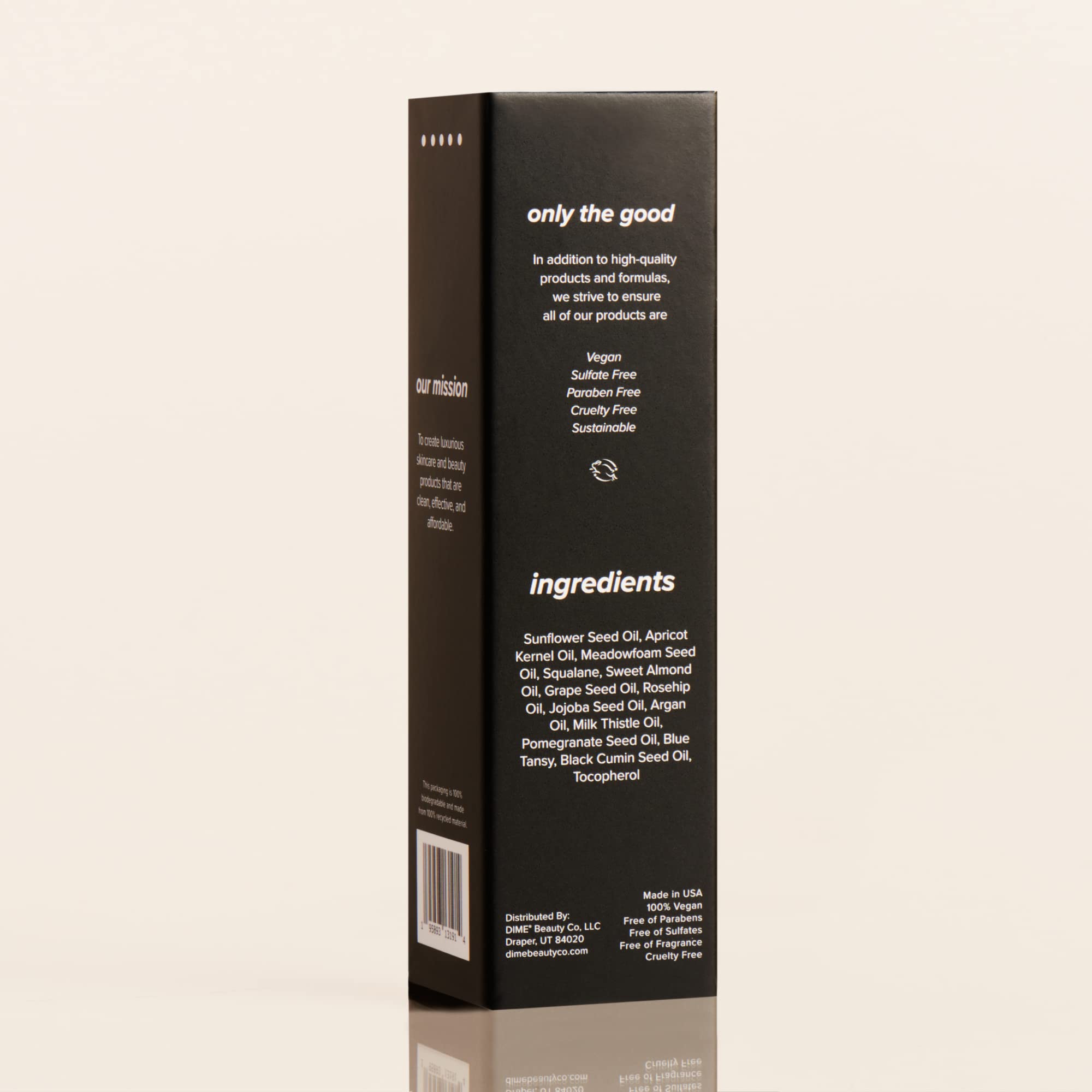 DIME Aceite facial azul: tratamiento puntual para imperfecciones visibles.