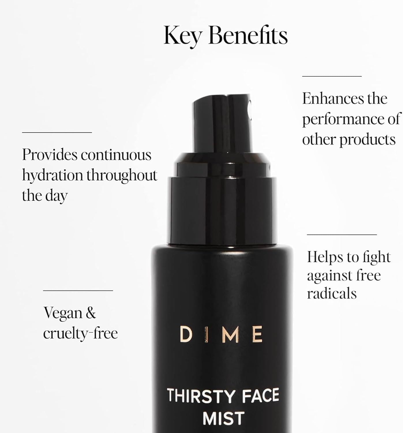 DIME Beauty aceites espino marino meadowfoam: nutrición suave.