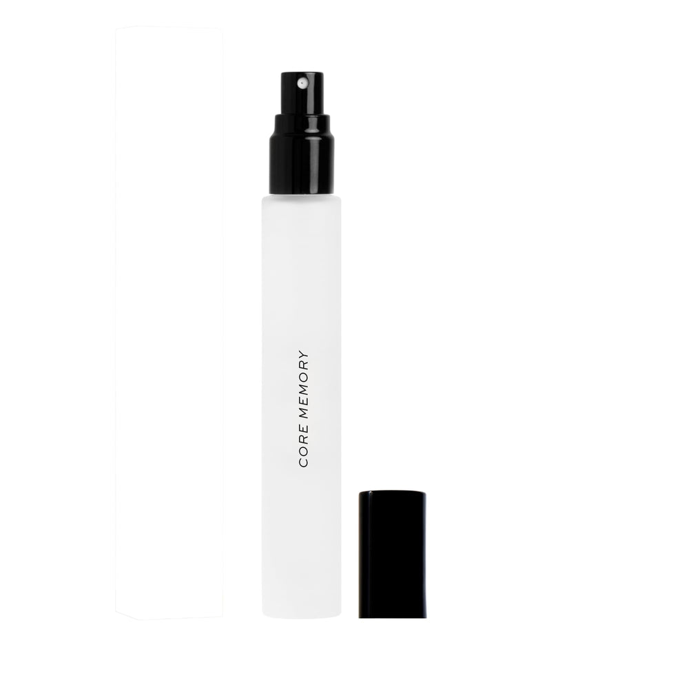 DIME Beauty Core Memory travel perfume bottle front view for on-the-go freshness