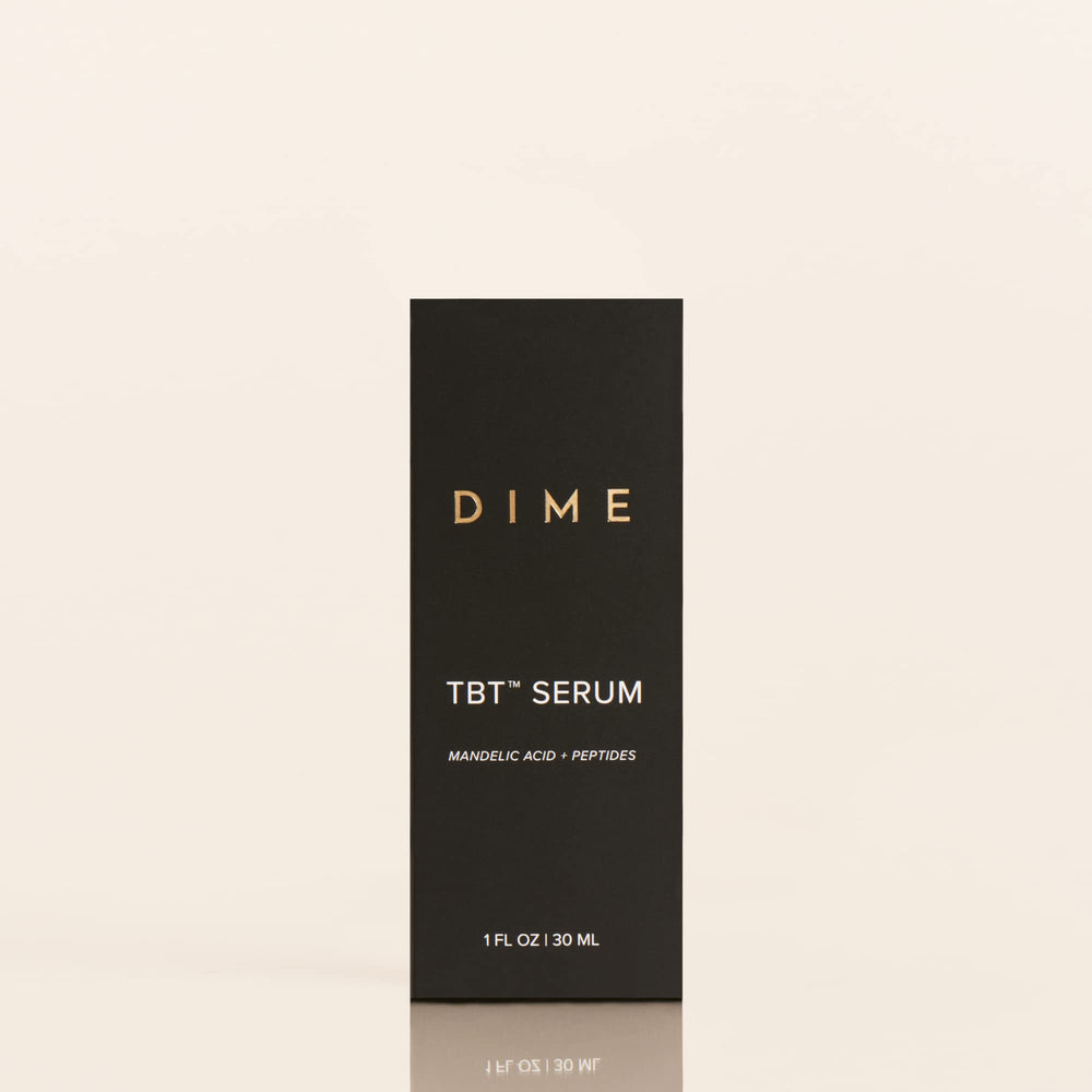 Ritual de cuidado con DIME TBT Serum para piel más firme