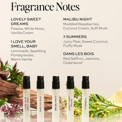 DIME fragancias para viaje en miniatura, 2 ml por frasco.