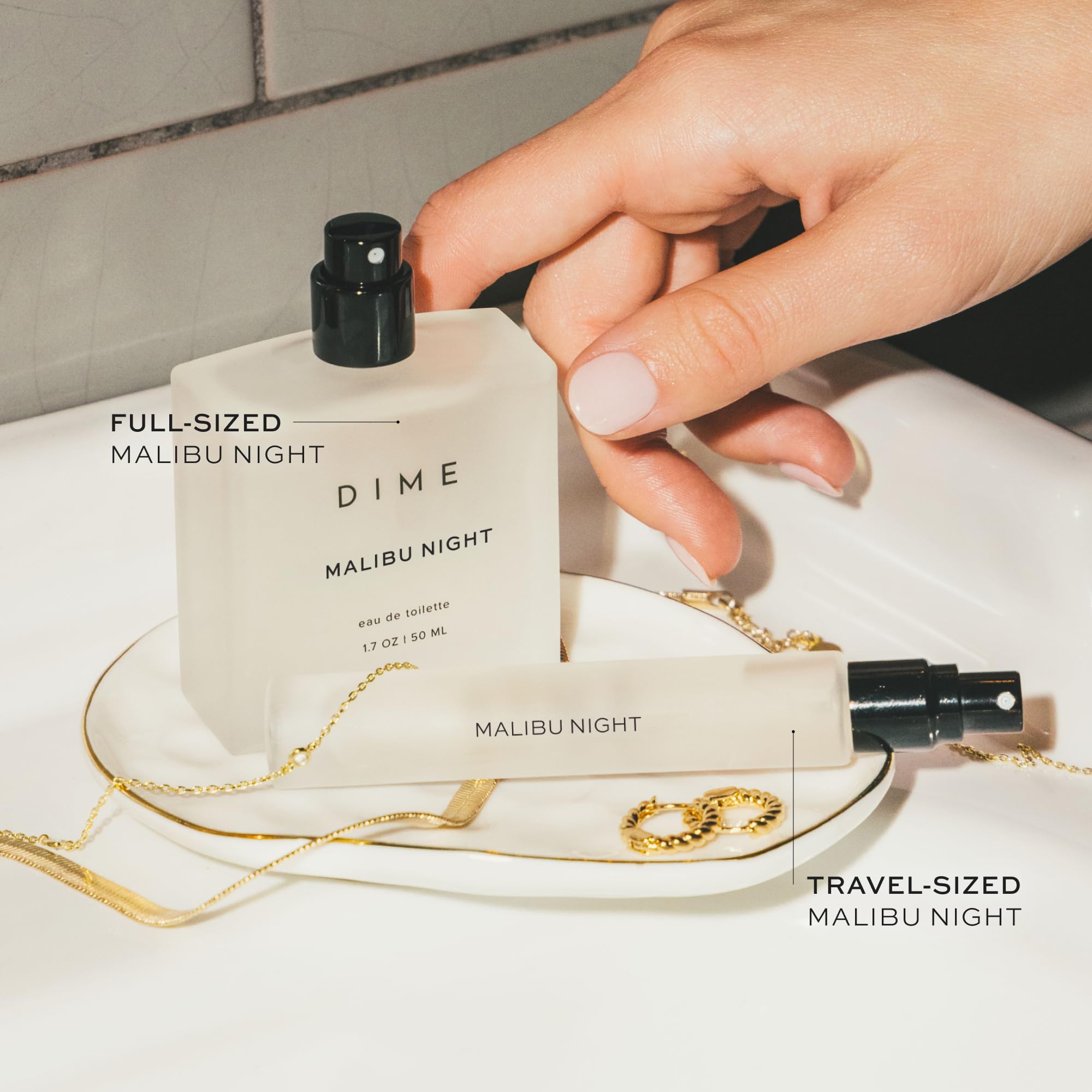 DIME Malibu Night: nota base de vainilla, coco y musk para un final cremoso.