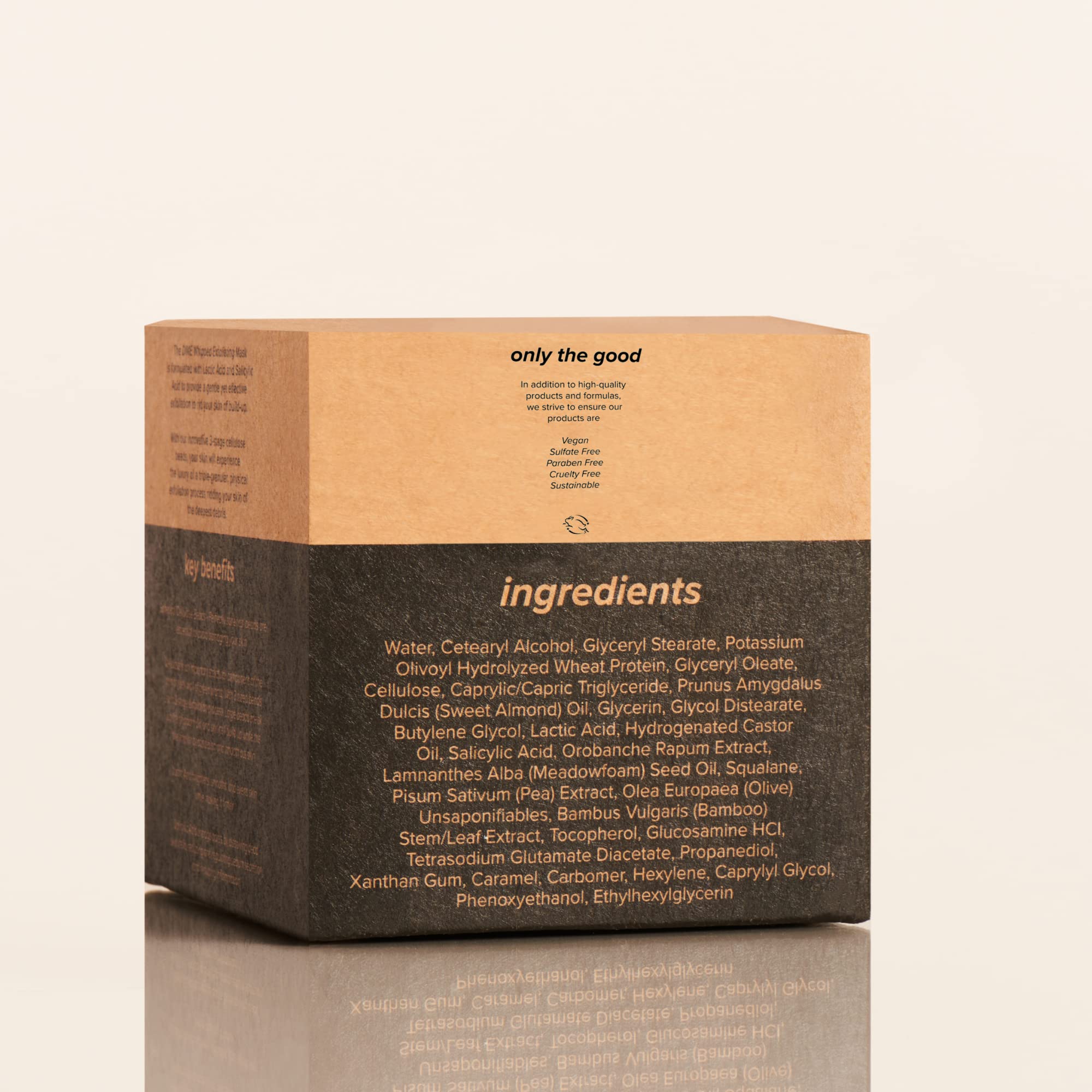 Masque exfoliant DIME offre une peau plus douce et nette.