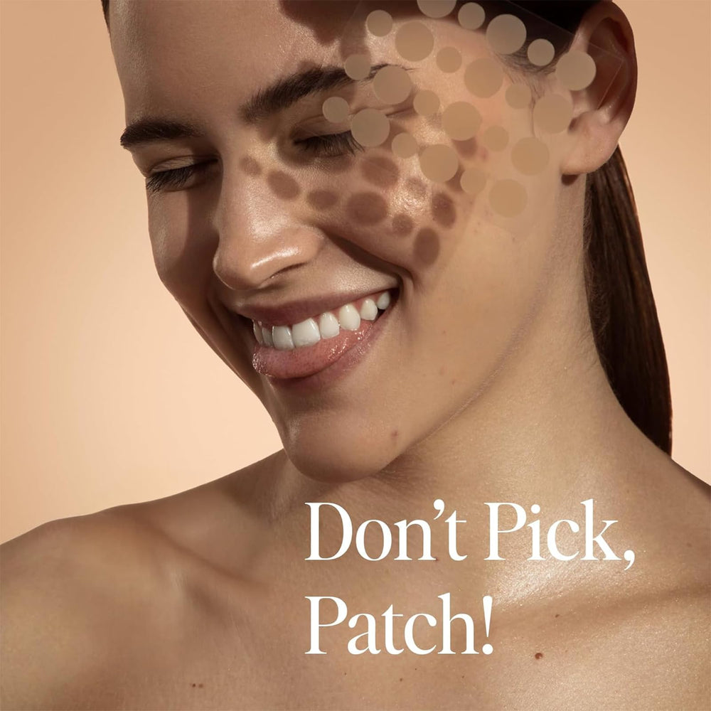 Cuidado facial suave; parche que cuida piel sensible sin irritacion