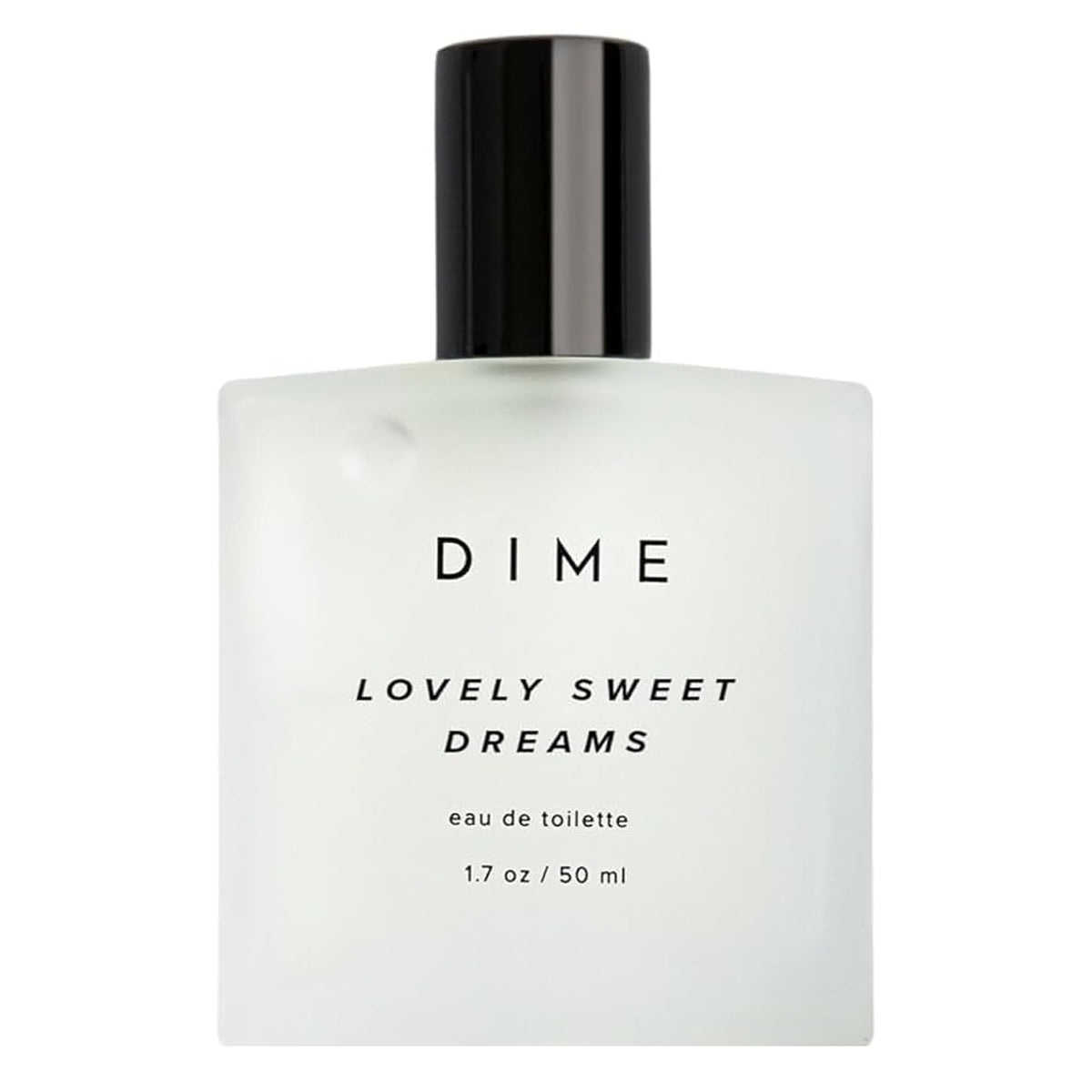 DIME Perfume Lovely Sweet Dreams botella frontal, aroma ligero para uso diario