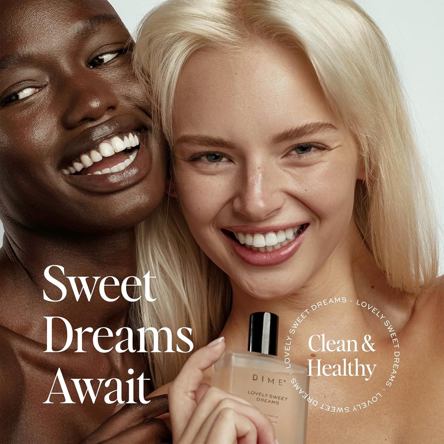 DIME Perfume Lovely Sweet Dreams empaque sostenible y limpio, compra consciente