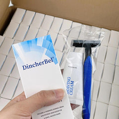 Afeitadoras dobles de DincherBel con tapa de seguridad para un afeitado rápido