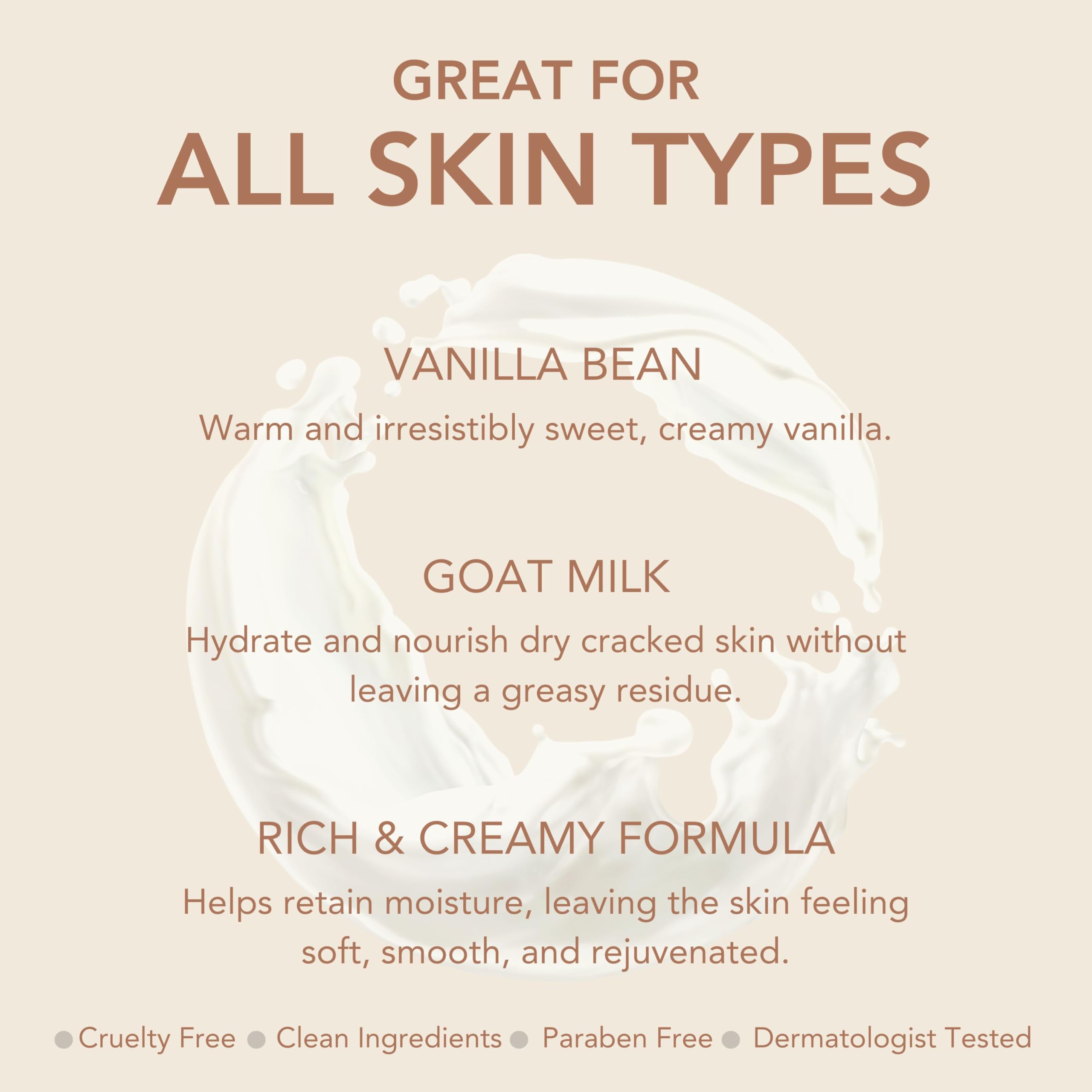 Crema libre de parabenos y cruelty-free para el cuidado diario