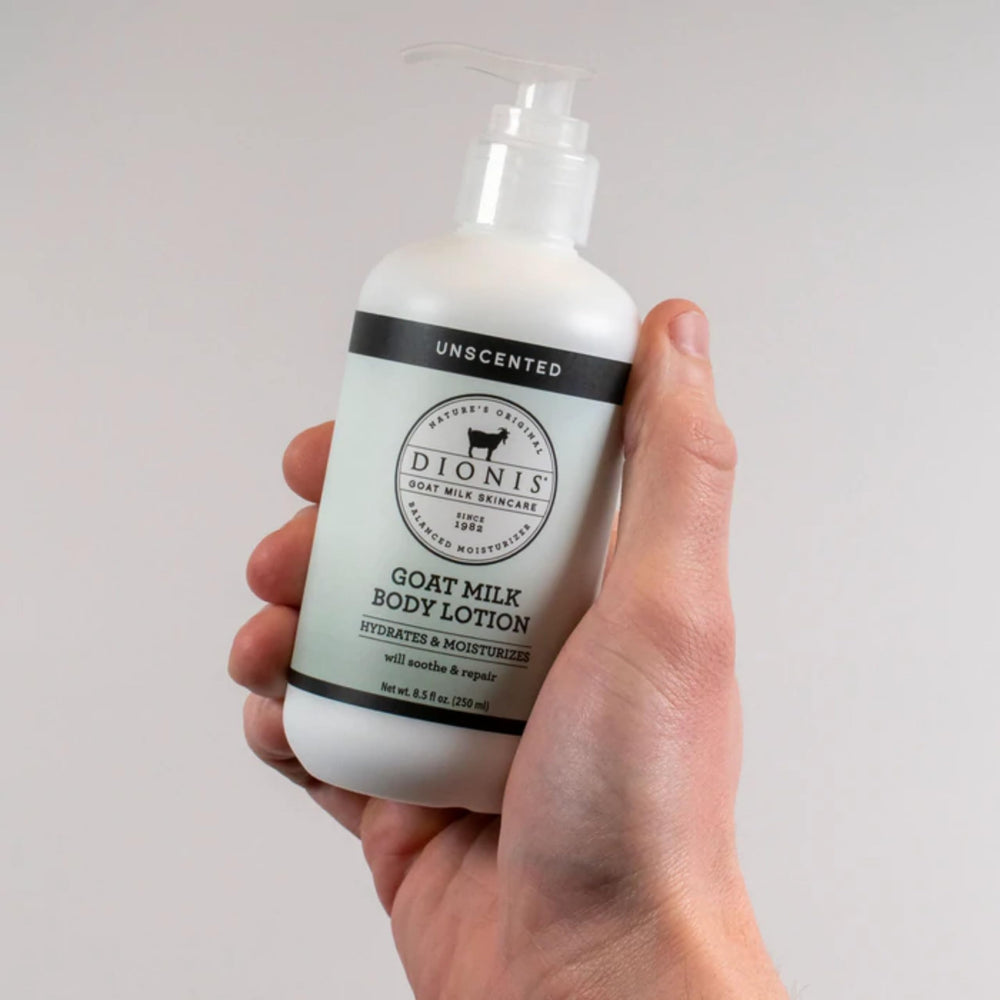 Dionis leche de cabra contiene proteínas y vitaminas para la piel.