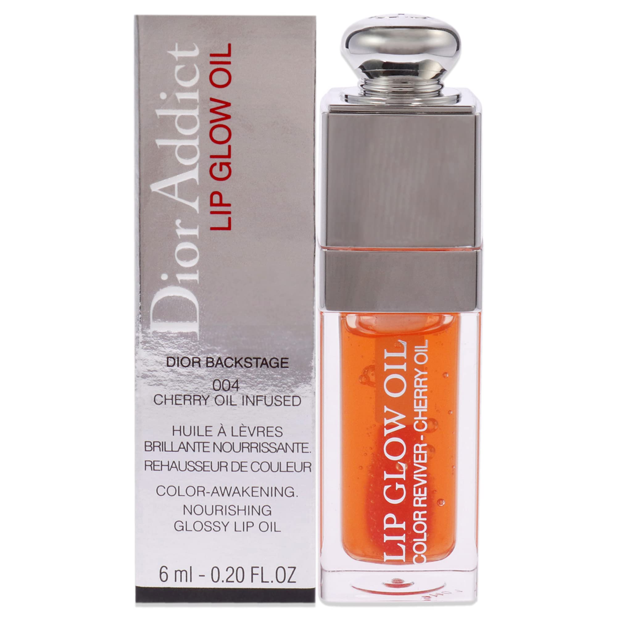 Dior Addict Brillo de Labios en Aceite con aplicador generoso para brillo suave.