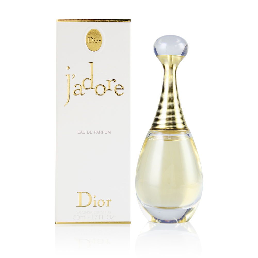 Dior J'adore bottle, elegant daily fragrance with a luminous floral bouquet.