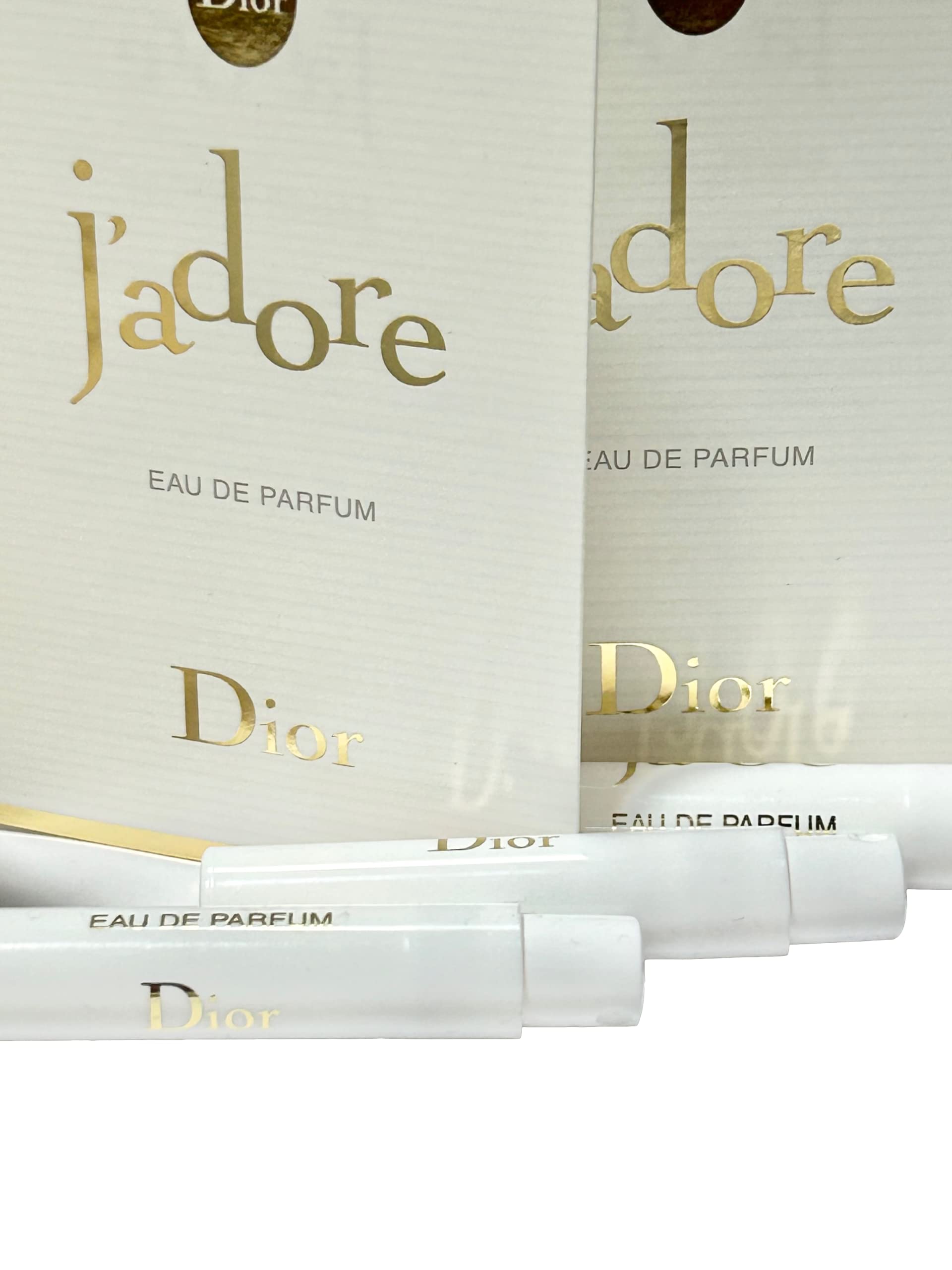 Dior J'adore mini muestra de perfume para mujer, 1,2 ml, útil para bolso.