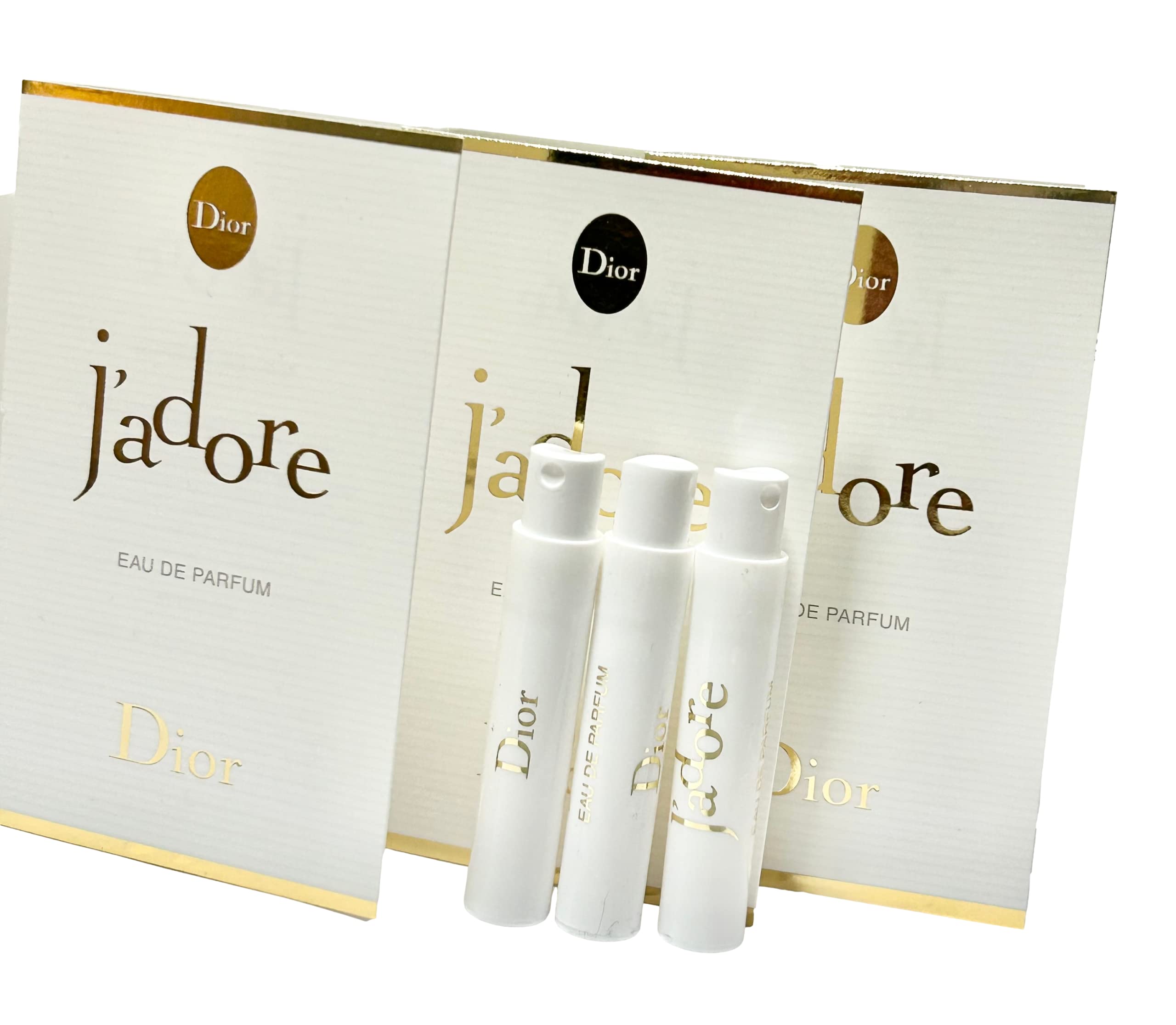 Dior J'adore muestra de perfume para mujer, 1,2 ml, ideal para viajar y probar.