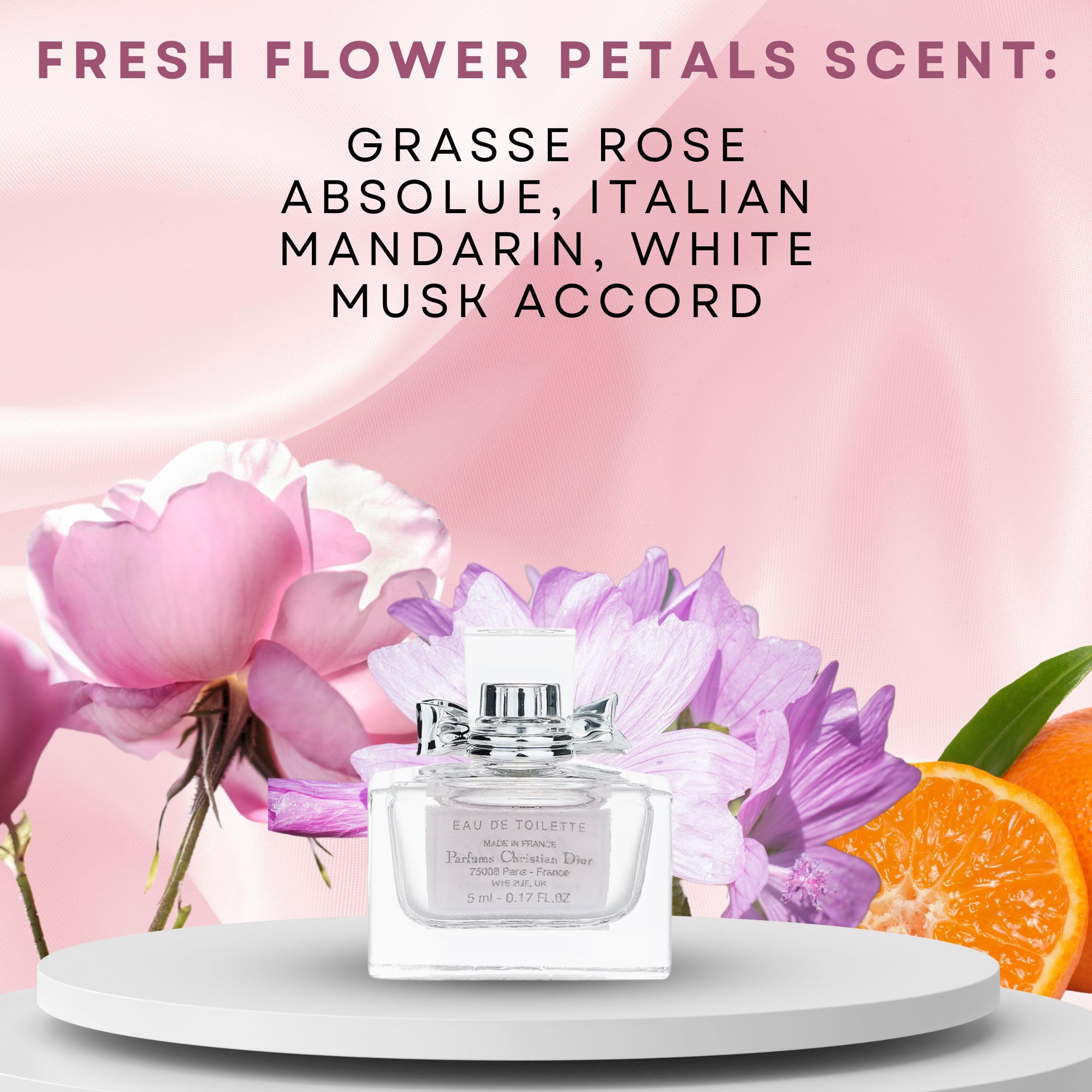 Miss Dior Blooming Bouquet corazon-rosas: peonía y rosa de Damasco en el centro