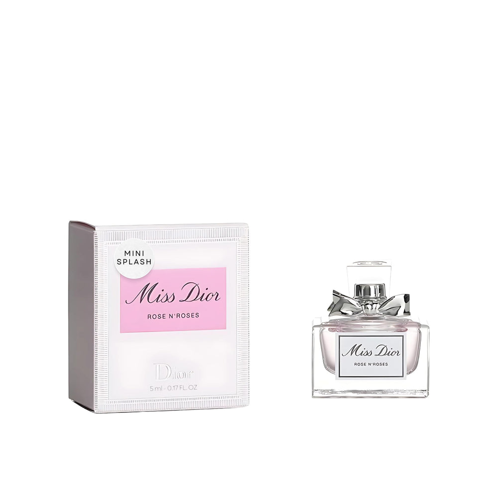 Miss Dior Rose N' Roses en botella elegante, ideal para regalo.