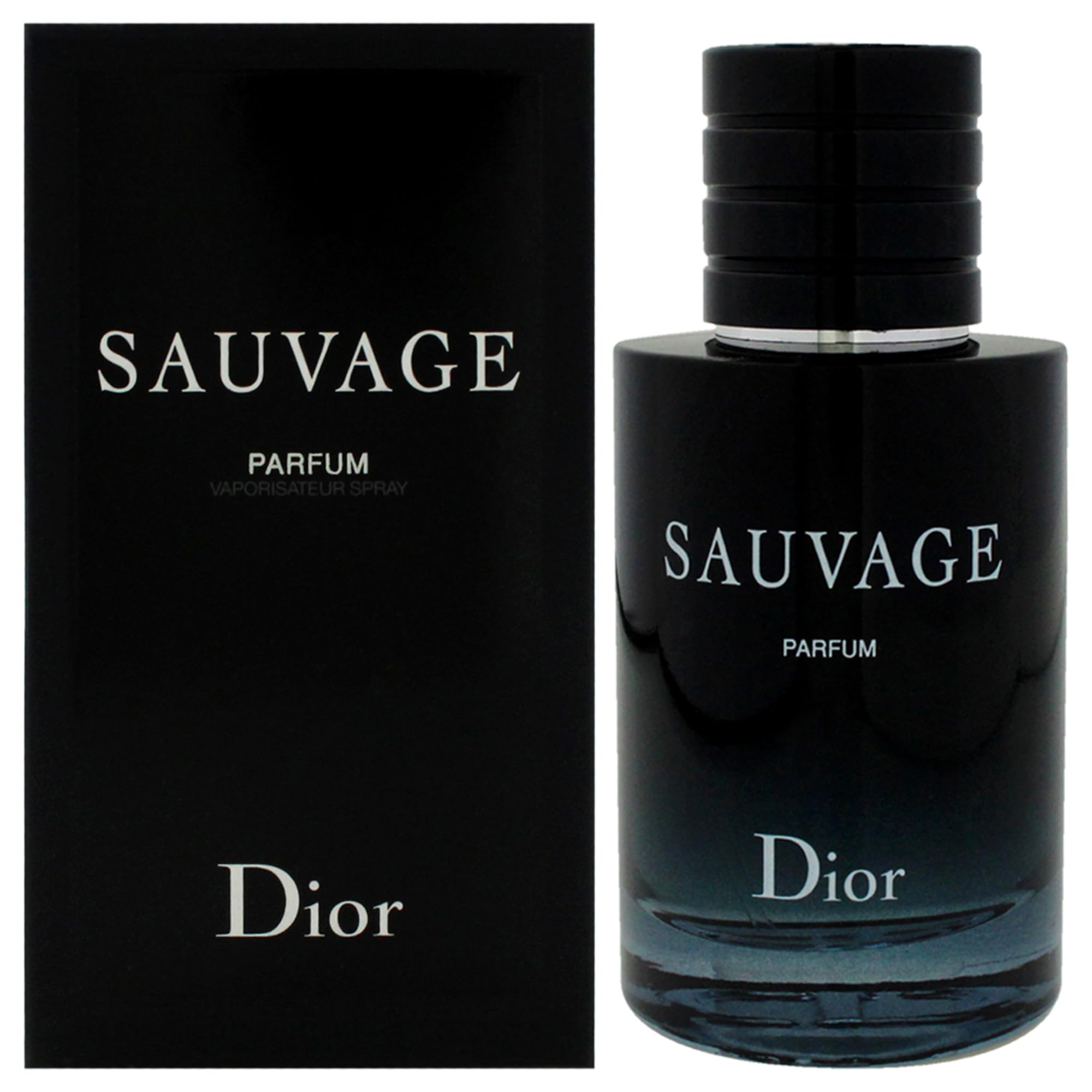 Dior Sauvage Parfum frasco azul, aroma intenso para ocasiones especiales