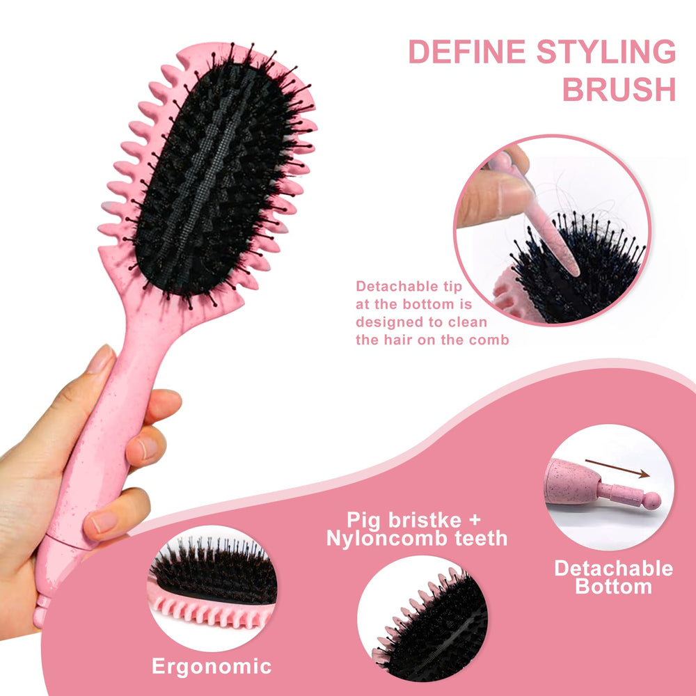 Diorsun mini cepillo para definir rizos y aportar volumen suave.