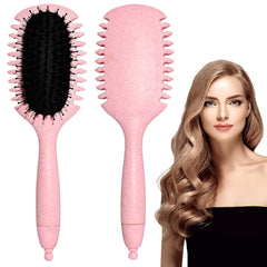 Diorsun Mini cepillo para rizos con manija desmontable, manejo ergonómico para desenredar y definir rizos.