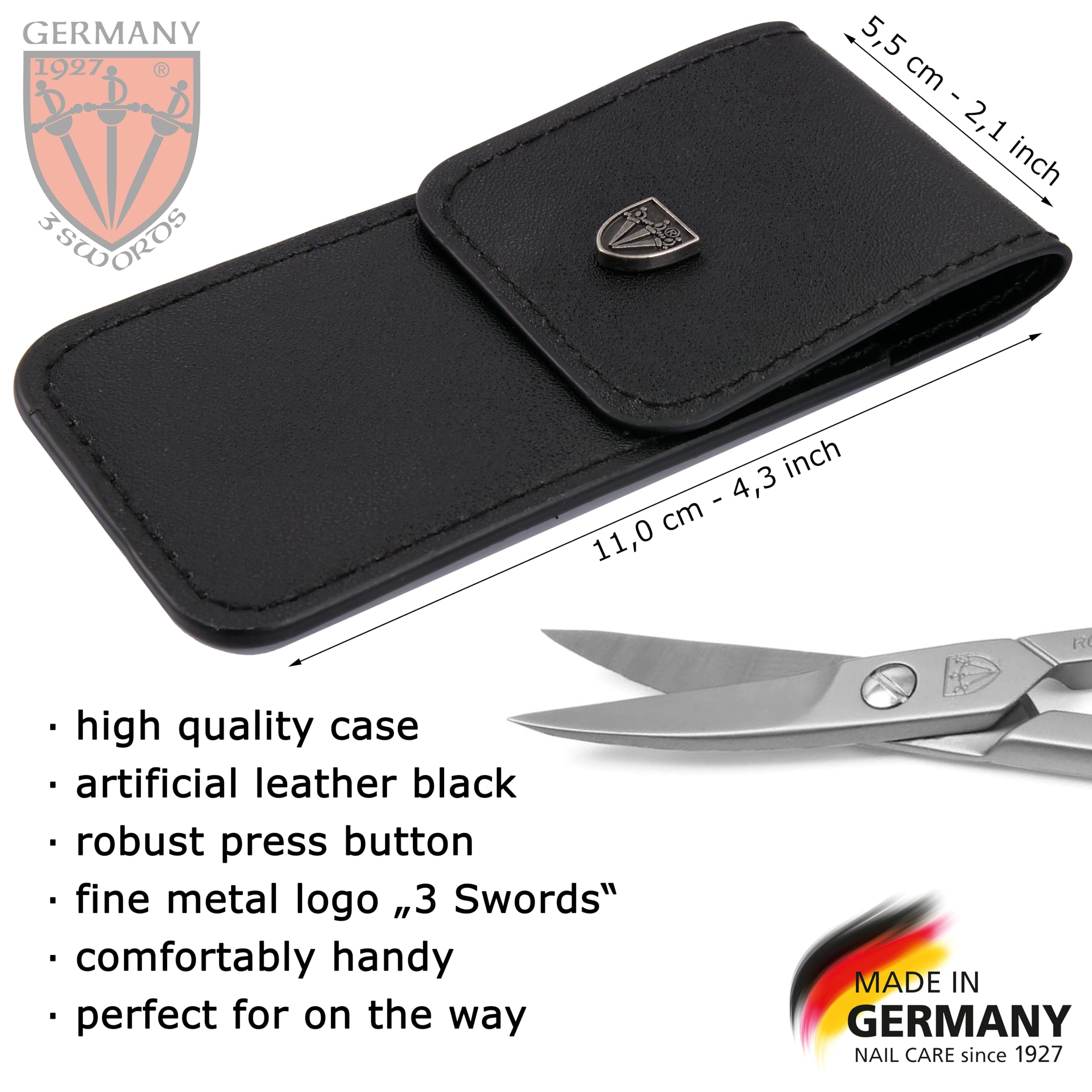 3 Swords Germany acero inoxidable de alta durabilidad para un corte suave.