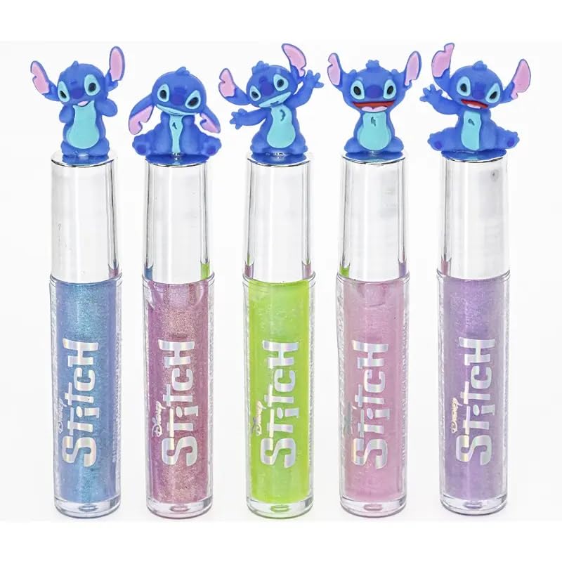 Variedad de tonos brillantes Disney Stitch para un look divertido