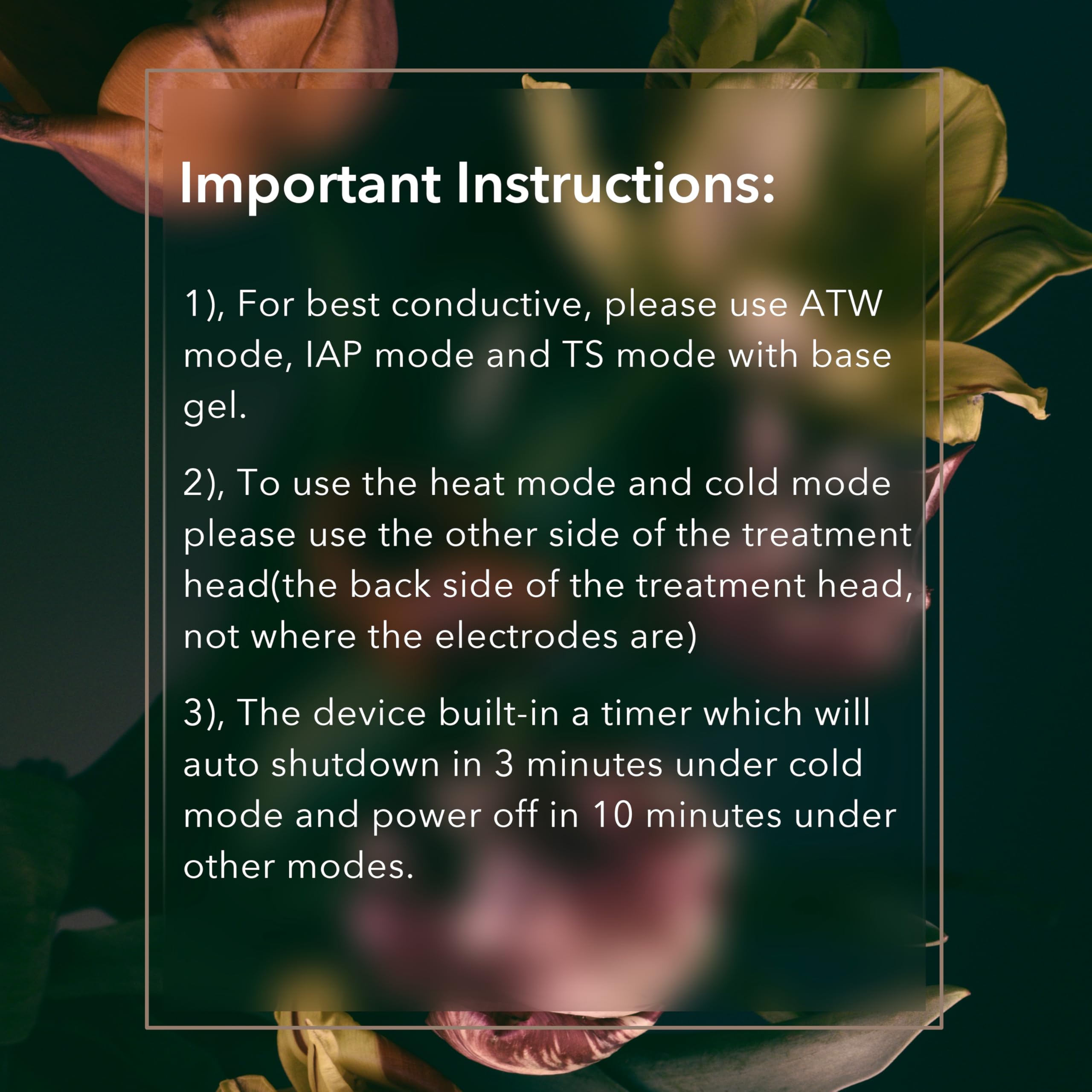 Dispositivo RF para reafirmar la piel, pantalla digital para ajustar intensidad.