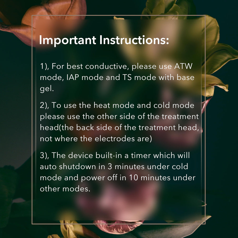 Dispositivo RF para reafirmar la piel, pantalla digital para ajustar intensidad.
