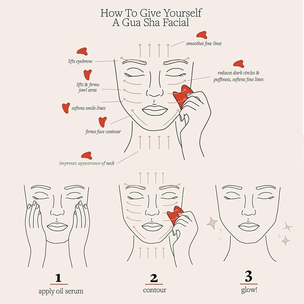 Ditind gua sha de jade, solución compacta para guardarlo durante viajes.
